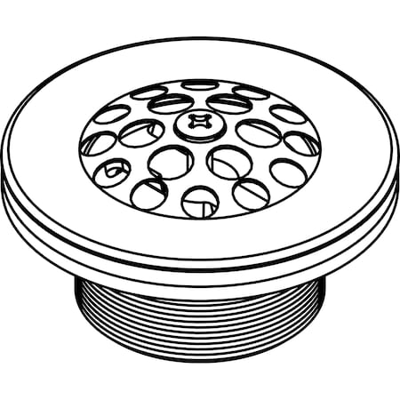 Central Brass Strainer Group, Polished Chrome G-3009-A